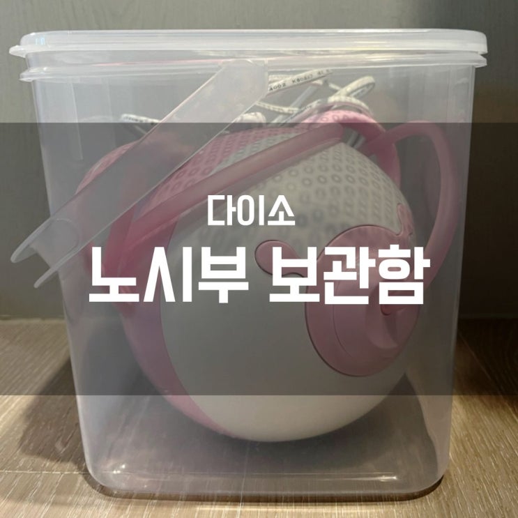  [다이소 노시부 보관함] 저도 사봤습니다!