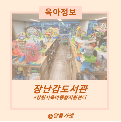[창원시육아종합지원센터 장난감도서관]가음동 아기 장난감 대여 육아 템 이용기