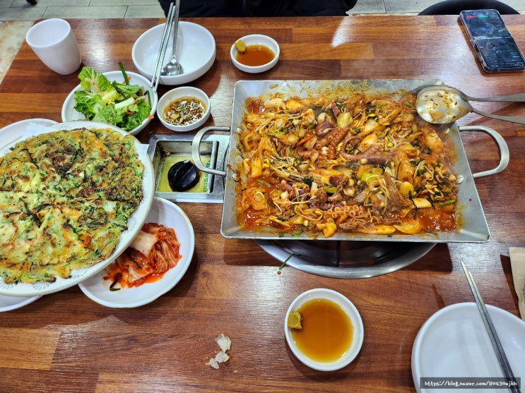 인덕원 맛집 바위섬 스페셜(산낙지+해물전) 세트 후기