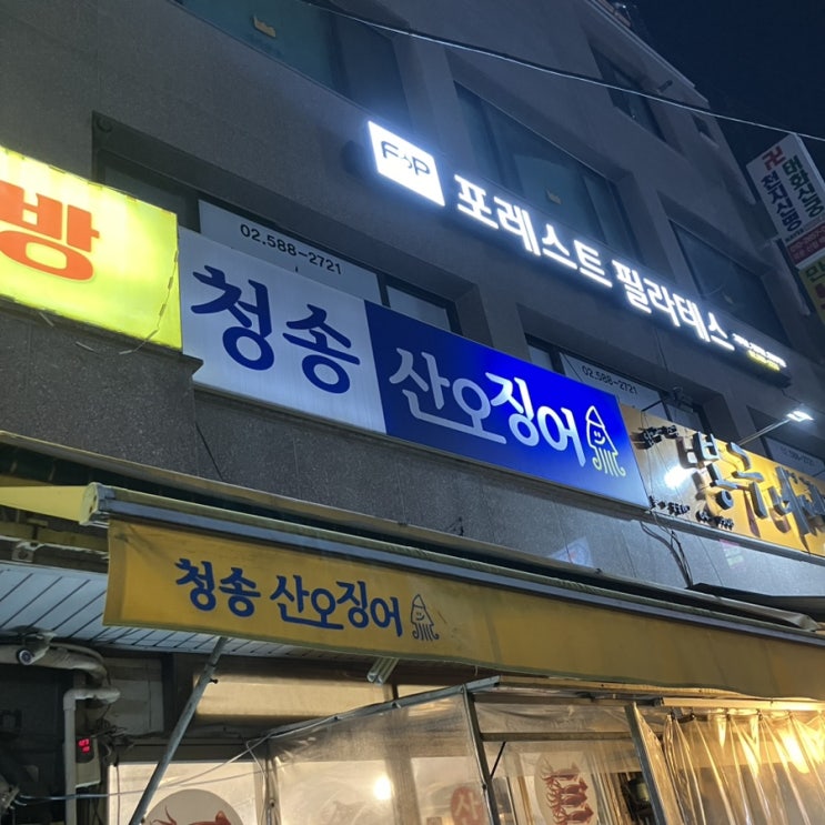  사당 유명한 청송산오징어