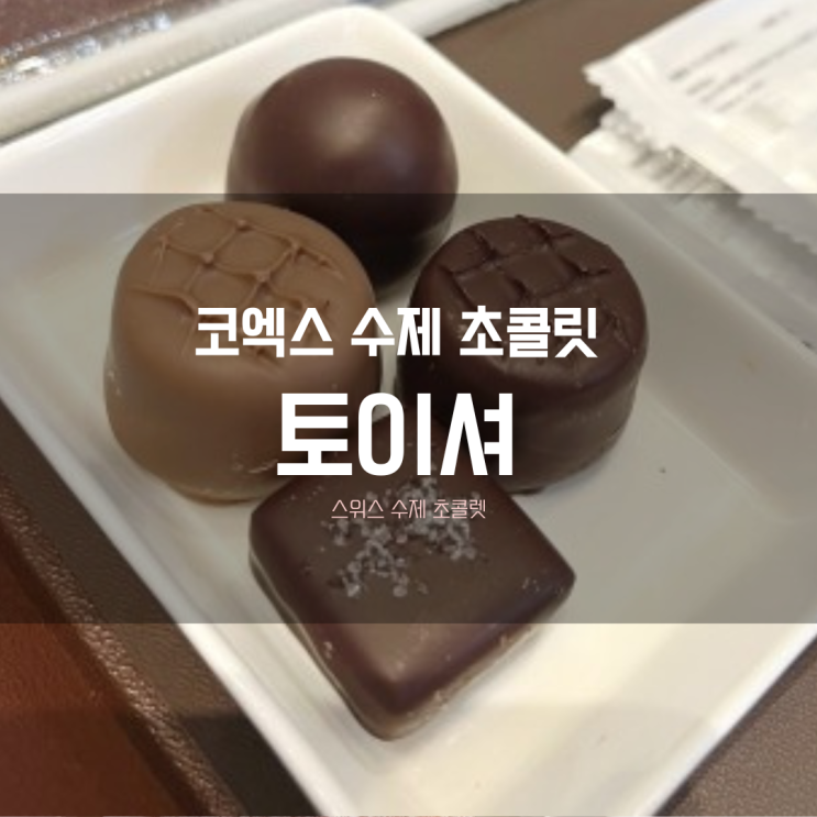  초콜릿전문점 [토이셔] 만3세 아이와 teuscher 방문하기
