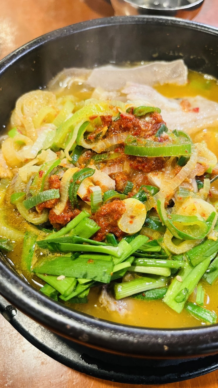  인생 순대국 농민백암순대 선릉 본점 평일웨이팅
