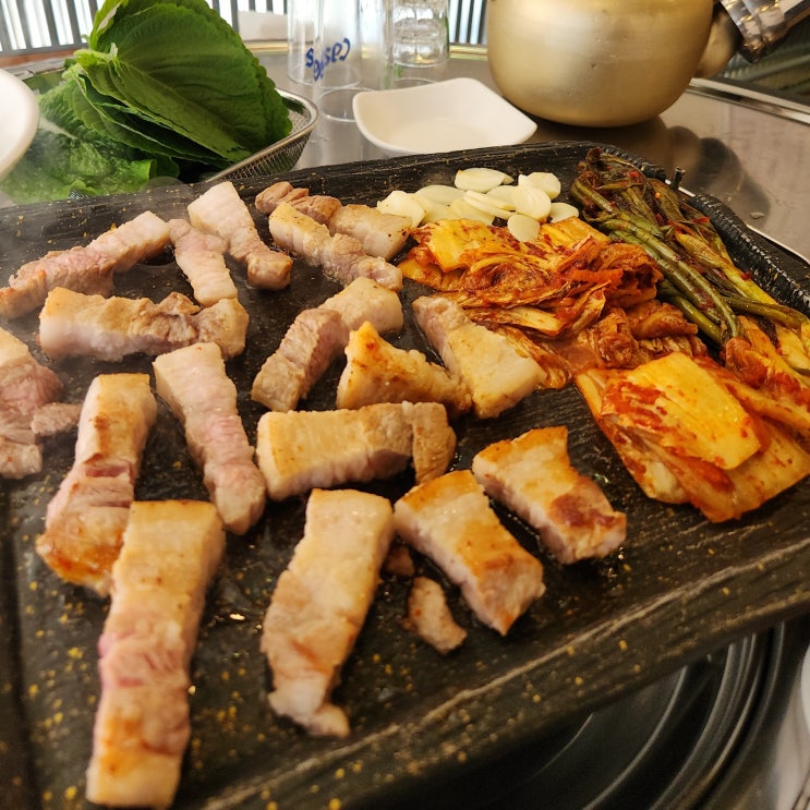 첨단 맛집 태백김치삼겹살 청국장까지 맛있는 고깃집