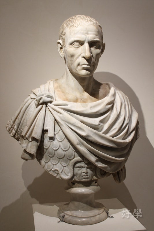 로마 황제의 흉상