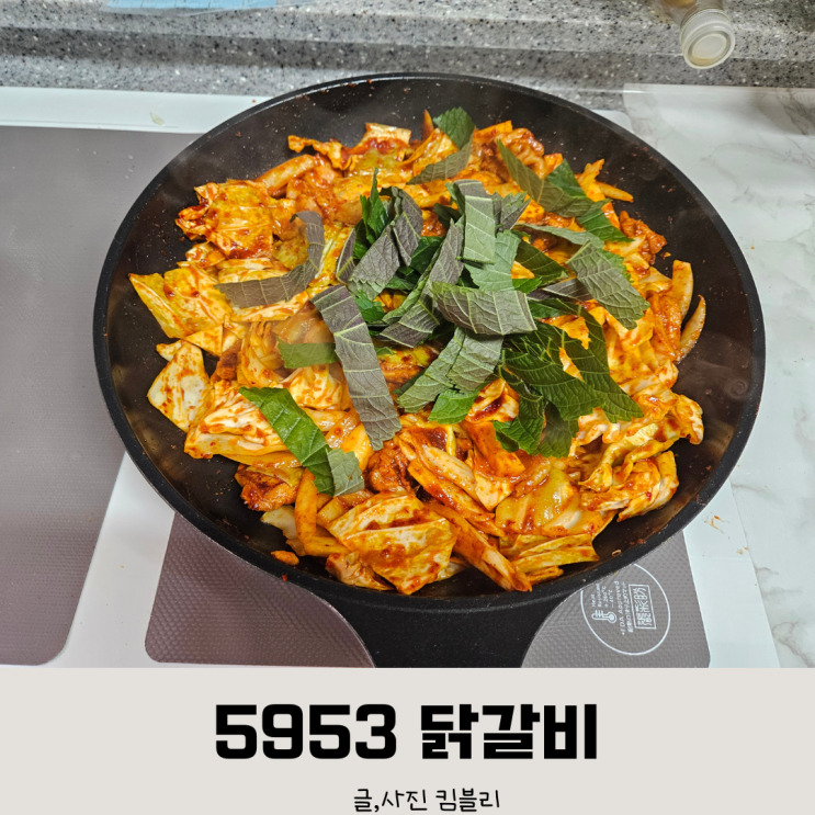  도안동맛집 5953 닭갈비 비조리 포장 후기