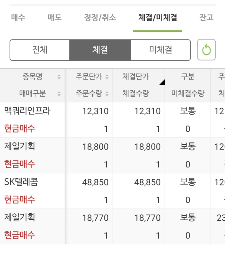  주식 저축 2024.01.08 : SK텔레콤, 제일기획, 맥쿼리인프라 매수 (아픈게 젤 무섭다....)