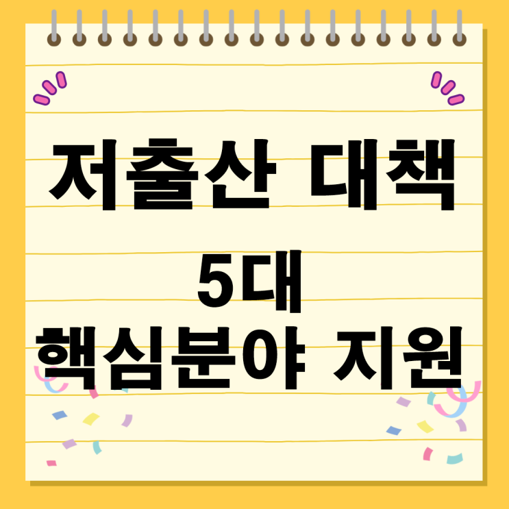  부모급여 지원액 월 100만원 신생아 특례 등 저출산 대책 5대 핵심분야 지원