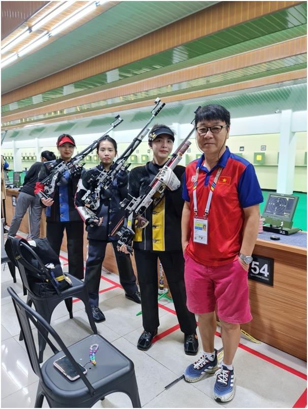 아송인베스트, 베트남 <b>사격</b> 국가<b>대표팀</b> 파리<b>올림픽</b> 진출 지원