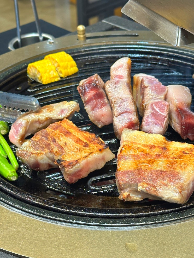  제주 오설록 흑돼지 맛집 신화월드 근처 식당 풍로 숙성 고깃집