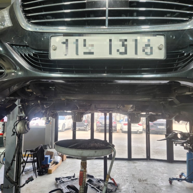  w222 s500L 디퍼런셜 누유 수원수입차