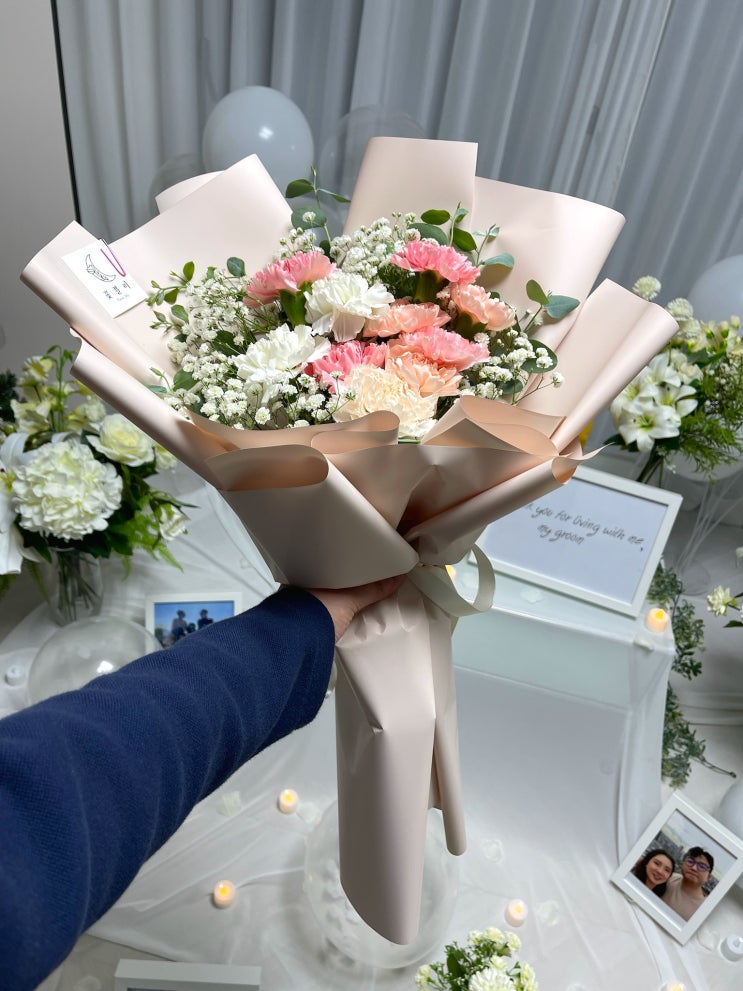  해운대 장산 꽃집 꽃블리에서 답프로포즈 준비
