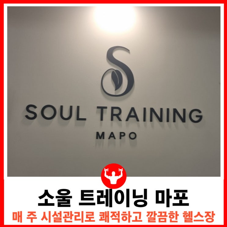  마포구청헬스 매 주 시설관리로 쾌적한 마포구청헬스 소울 트레이닝 PT후기