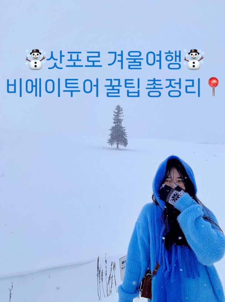  ️겨울 삿포로 자유여행. 비에이투어. 훗카이도랩 솔직후기. 맛집 추천(쥰페이+a). 꿀팁 총정리