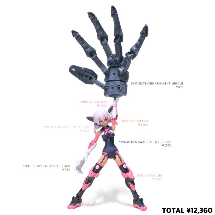  [30MM] 에그자비클 다각 메카 (エグザビークル 多脚メカVer)