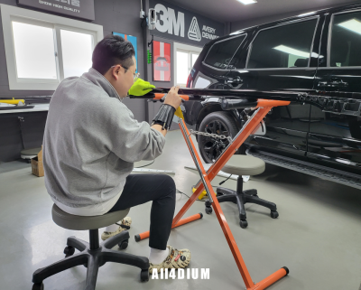 기아 모하비 더 마스터 전체 크롬죽이기 시공 후기 / [올포디움 천안아산 본점]