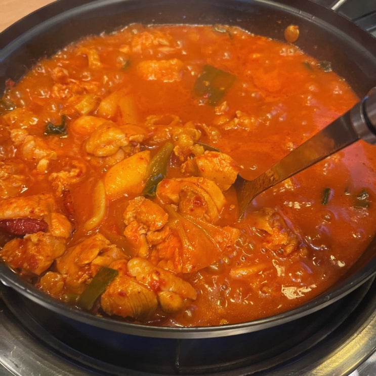  송도 닭볶음탕 맛집 8공구 조우 곱도리탕 존맛탱