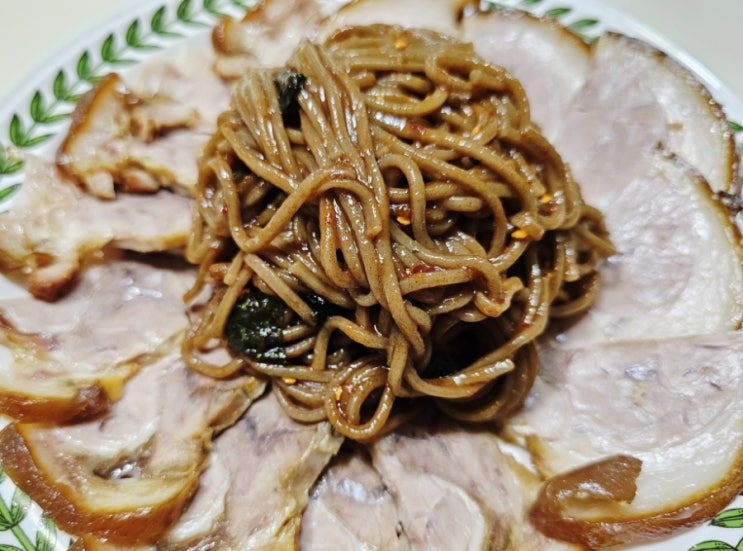 비빔막국수 양념장 레시피 족발과 함께 드세요! / 메밀면 삶는시간