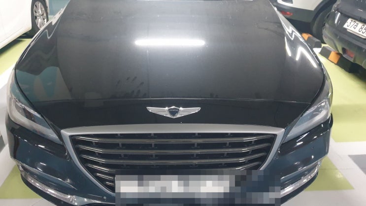  제네시스 G80 배터리 교체 과정과 밧데리 용량