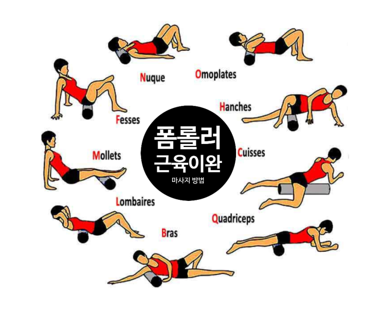  나의 관심사 평생좋은습관 만들기 폼롤러마사지
