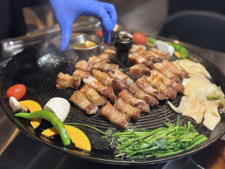  발산 맛집 그릴스타가 고기구워주는 돈구멍