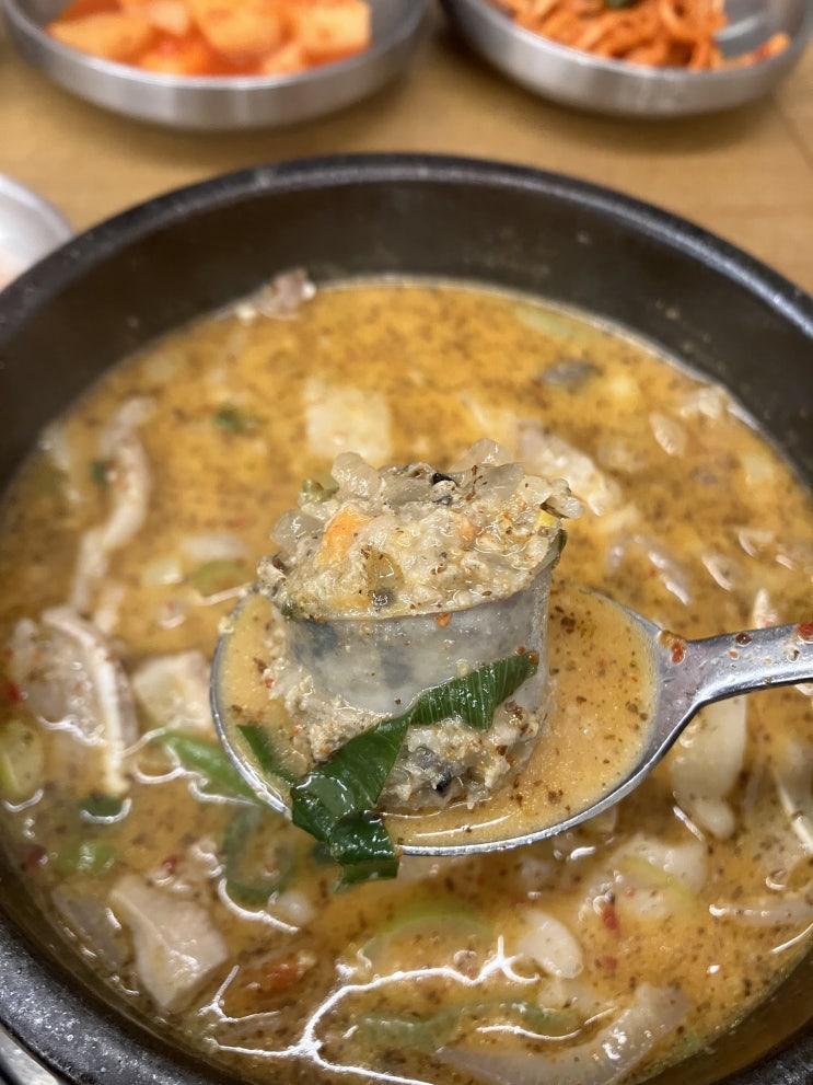  건대 순대국 강창구찹쌀진순대 건대점 진순대국 해장