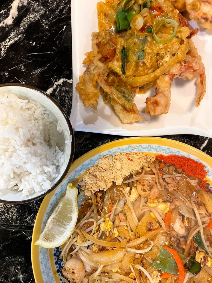  [회기 경희대 맛집] 태국음식 타이인플레이트 쌀국수 푸팟퐁커리 팟타이