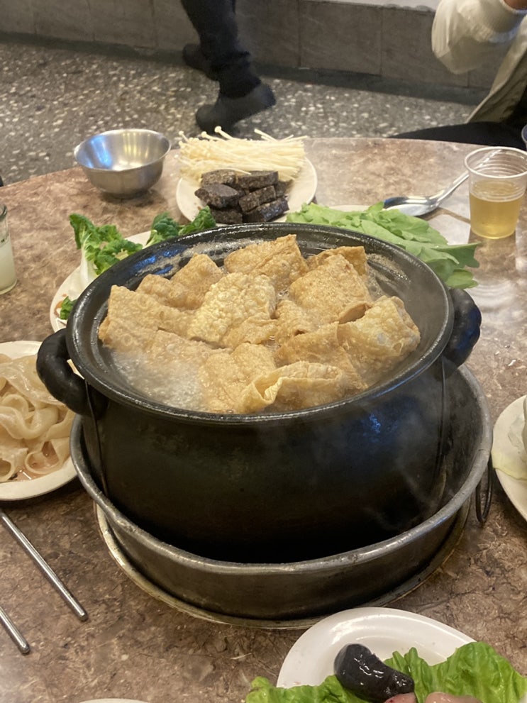  [화어문장학금] 대만일상 Day138, 대만 국립 사범대 언어중심 수업, 사범대 기숙사 엄마 도시락 媽媽便當, 타이베이 101 야경, 대만식 겨울 보양식 오리고기 훠궈 薑母鴨