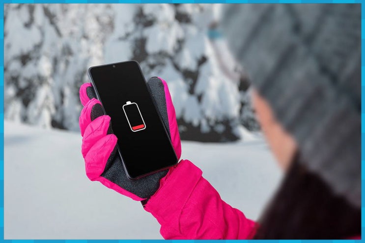 겨울철에 스마트폰 배터리 소모가 빠른 이유는?