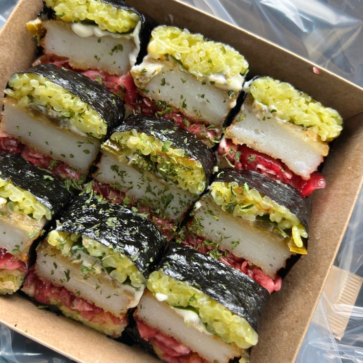 [제주시맛집] 비주얼 이쁜 딱새우 김밥 간단하게 먹기 좋았던 "제주시 새우리" 내돈내산 포장후기!!