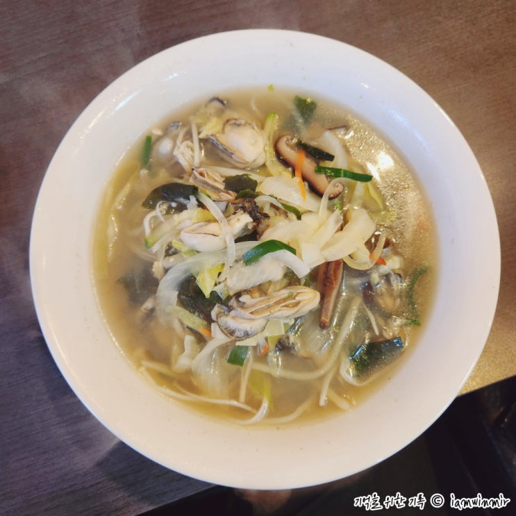 굴국밥보다 맛있는 굴짬뽕으로 점심회식 가산동 칭티엔