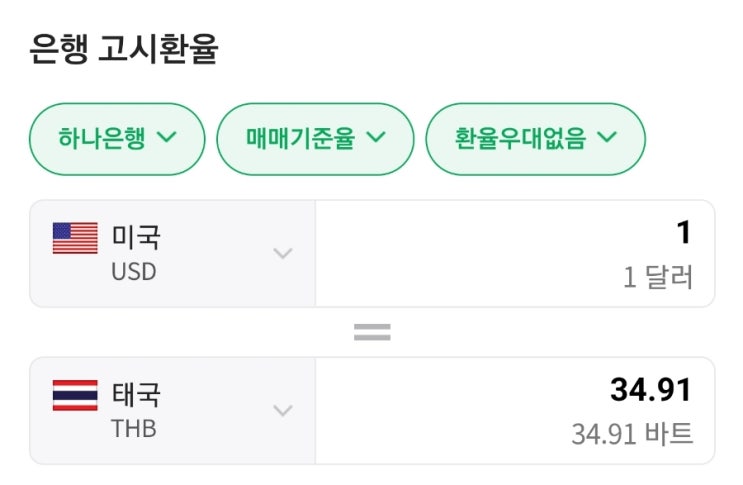  태국 방콕, 치앙마이에서 바트 환전하기 (24년 1월 5일부터 8일까지)