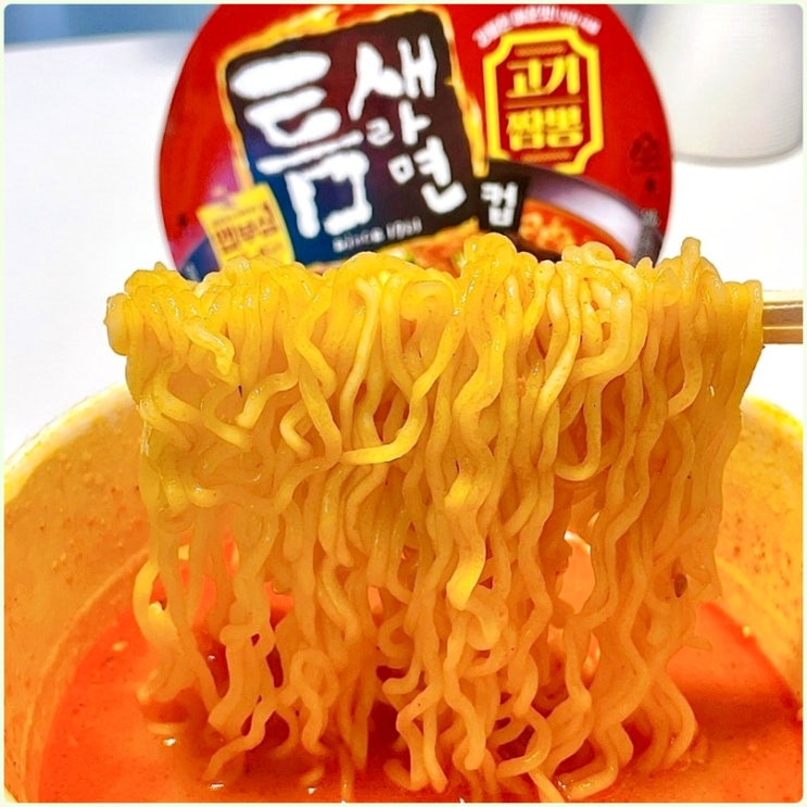 틈새라면 고기짬뽕 컵라면 추천 스코빌 맛 후기 틈새라면 고기짬뽕 컵라면 추천 스코빌 맛 후기