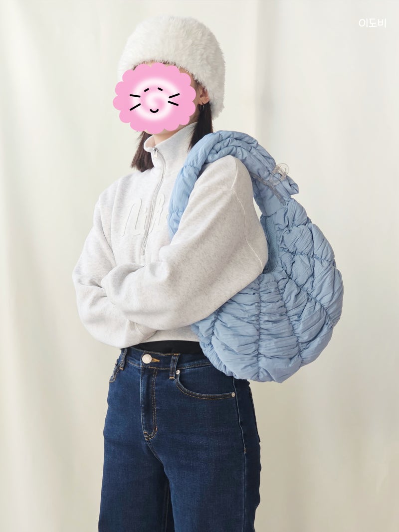 코스 리플 크로스바디백 크로아상백 라이트블루 구입 후기 : 네이버 블로그