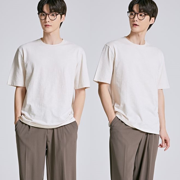  여름 반팔티 단골소재 슬럽 원단 뜻 정보 & 남자옷 추천