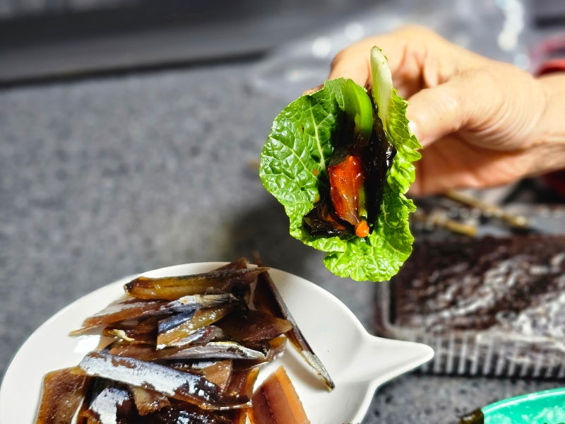 과메기세트가 맛있어서 과메기먹방을 먹었어요