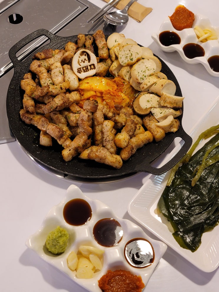  푸돼지 목포 데이트하기 좋은 하당 삼겹살 고기 맛집