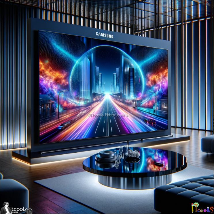  CES 2024에서 LG보다 한발 늦은 삼성 투명TV Micro LED TV