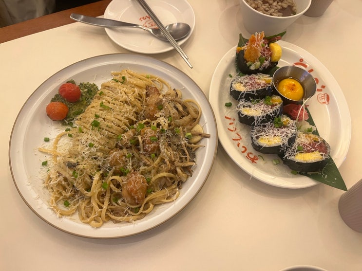  [부평구청역 후토마끼 맛집] 초이다이닝 부평구청점 / 항정살 명이 파스타