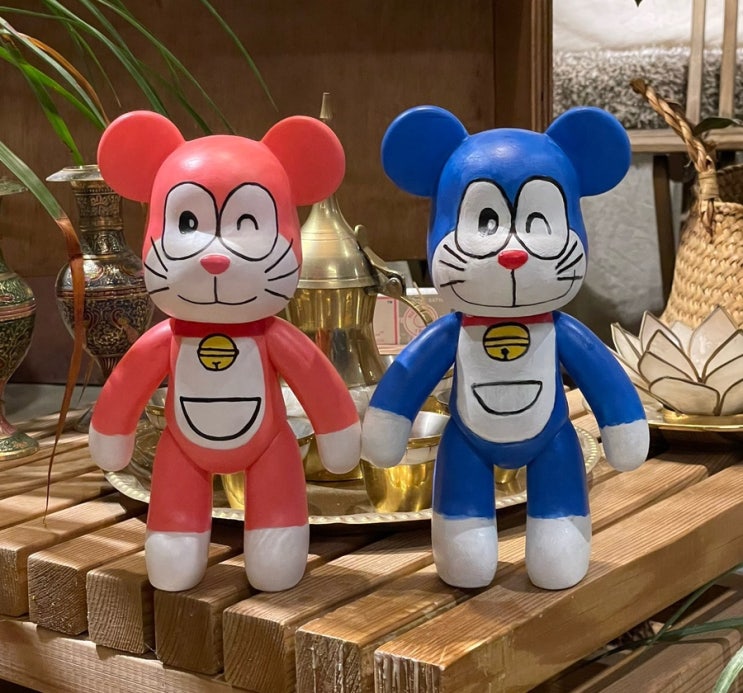 [평택/송탄 라효카페] 실내 이색 데이트 공방 추천_DIY 베어브릭 23년 11월 작품전