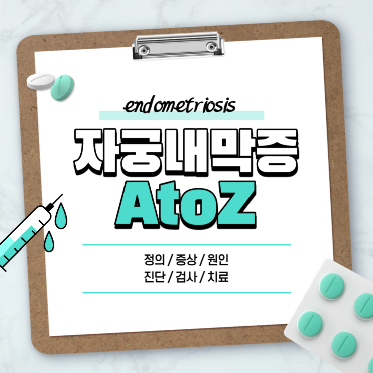 자궁내막증 A to Z 【#증상 #원인 #수술 #임신 #초음파 #좋은음식 #골반통증 #부정출혈 #암 #난소 #적출 #난소혹】