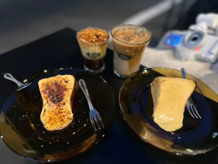  도쿄 신주쿠 감성 카페, 크림브륄레 치즈케이크 맛집  cois espressp clup