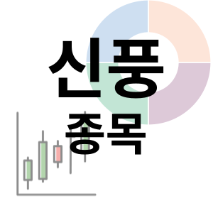 신풍 - 포장 지류 종목 주가 차트 정리