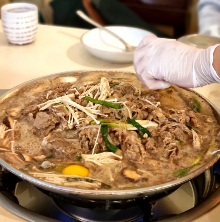  잠실 롯데백화점 맛집 고급진 맛의 등심불고기 식당 삼우정