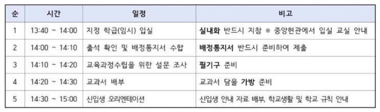 2024학년도 중학교 중학생 신입생 예비 소집.입학 등록 안내 교복 체육복 구입하기 2024학년도 중학교 중학생 신입생 예비 소집.입학 등록 안내 교복 체육복 구입하기