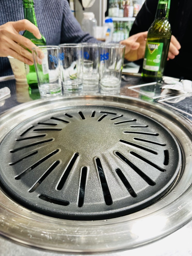  구월동 인근 간석동 피부과 연세프리마의원 직원 간석동 특수부위 맛집 한담숯불민물장어에서 회식