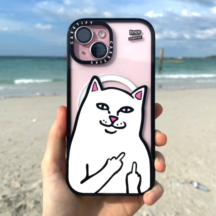  아이폰15 케이스티파이 립앤딥 (RIPNDIP) Lord Nermal 케이스 후기 (배송기간)