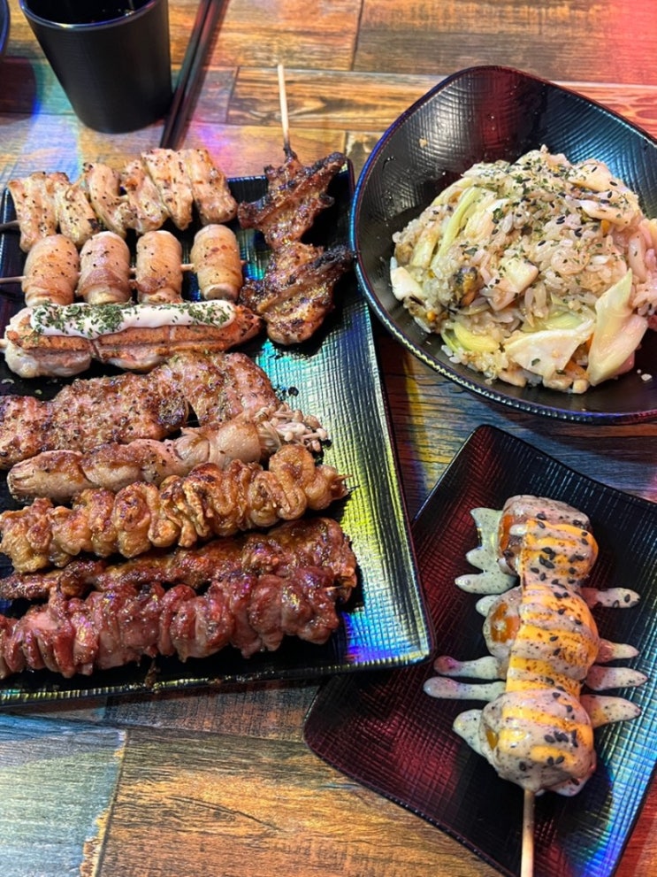  양산 숯불 꼬치 맛집 술집 양산 물음표