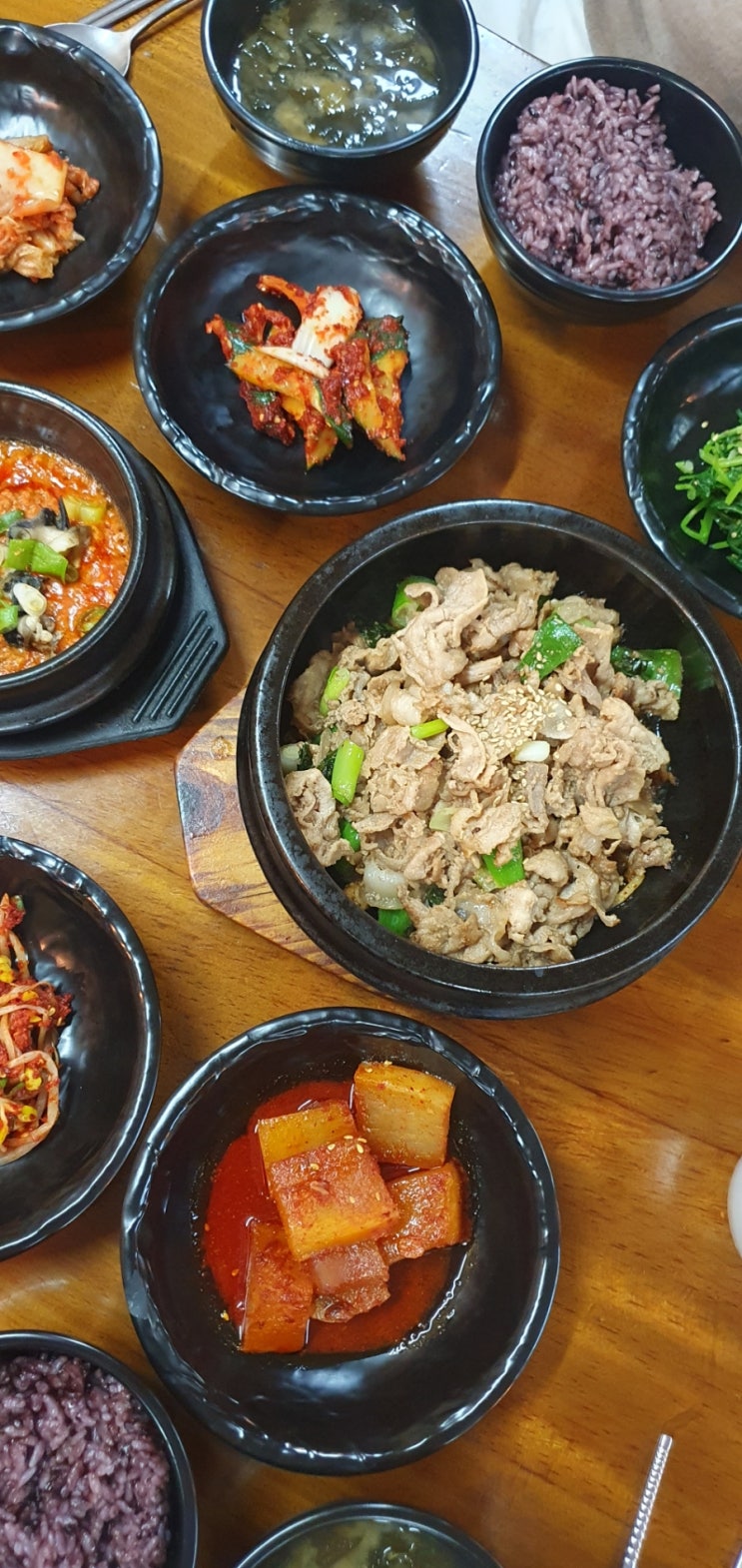  제주도민만 아는 직장인 점심 맛집 자연뜨락 쌈채정식