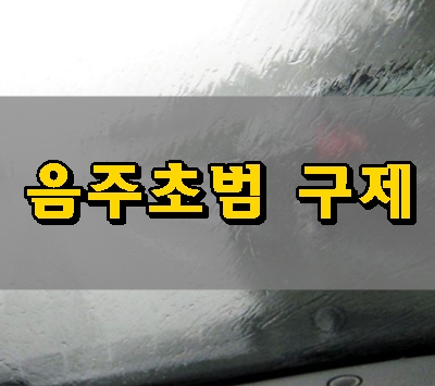  음주운전은 처음인데 면허취소가 된대요 어떻게 하죠?