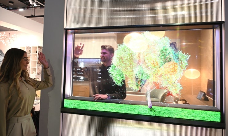 LG전자 세계최초 투명TV OLED 투명 디스플레이 티비